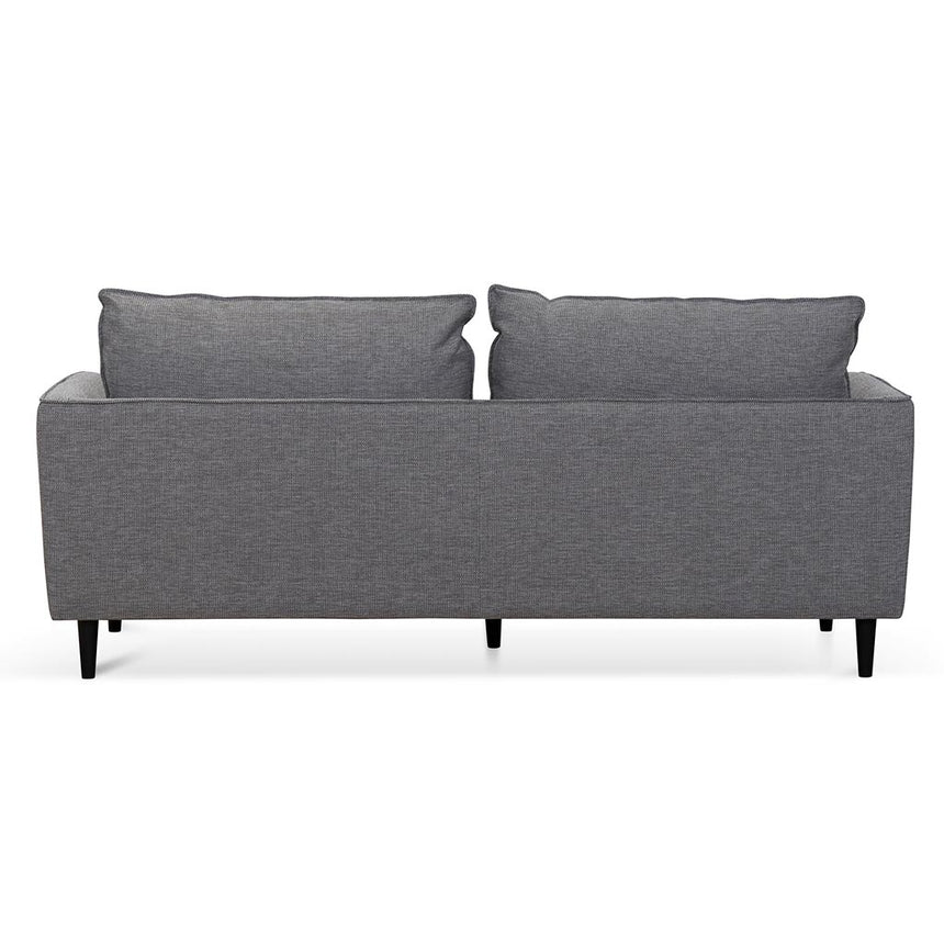 Contemporary Elegant 3-Seater Sofa - Graphite Grey