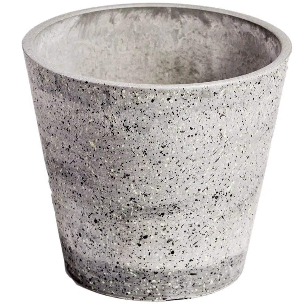 Contemporary Imitation Grey Stone Pot 20cms