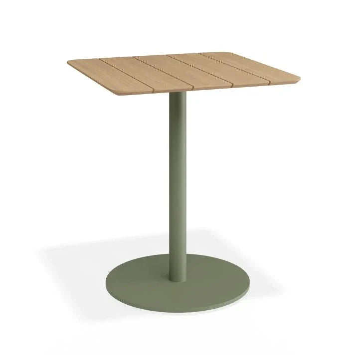 Contemporary Outdoor Bar Teak Table - 65cms (Available in 2 Colors)