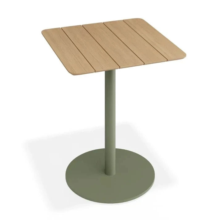 Contemporary Outdoor Bar Teak Table - 65cms (Available in 2 Colors)