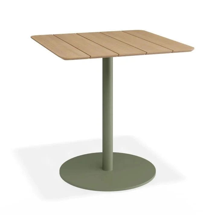 Contemporary Outdoor Bar Teak Table - 75cms (Available in 2 Colors)