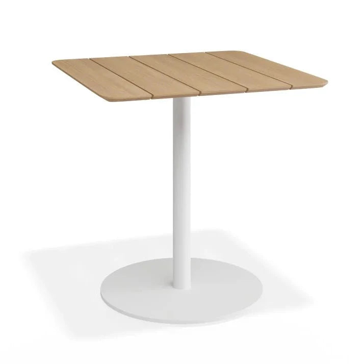 Contemporary Outdoor Bar Teak Table - 75cms (Available in 2 Colors)