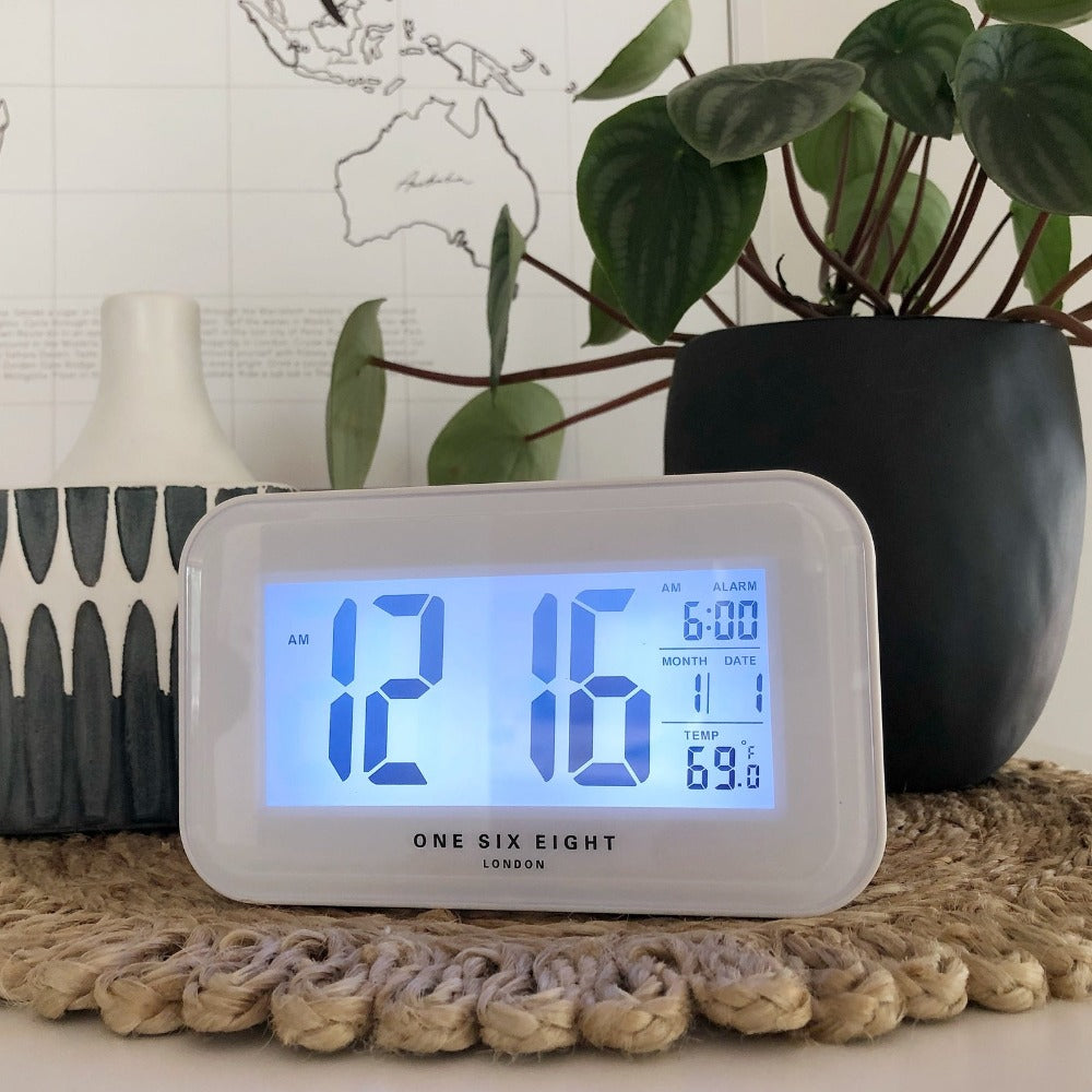 Contemporary Rectangle Digital Alarm Clock (Available In 2 Colors)