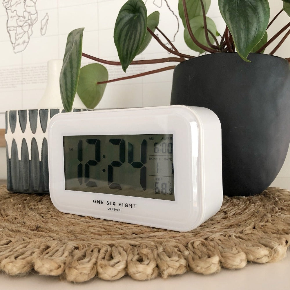 Contemporary Rectangle Digital Alarm Clock (Available In 2 Colors)