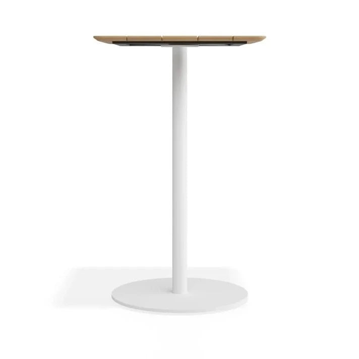 Contemporary Roku High Bar Teak Table - 65cms (Available in 2 Colors)