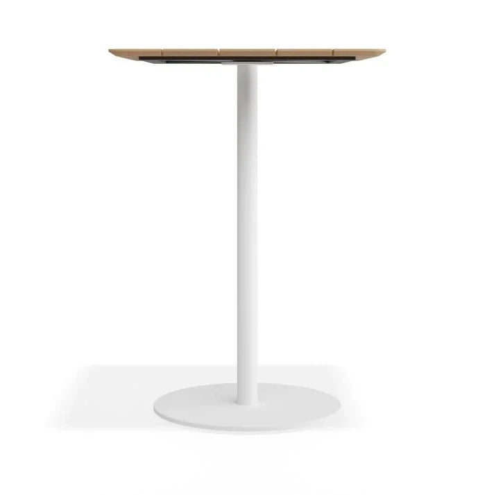 Contemporary Roku High Bar Teak Table - 75cms (Available in 2 Colors)