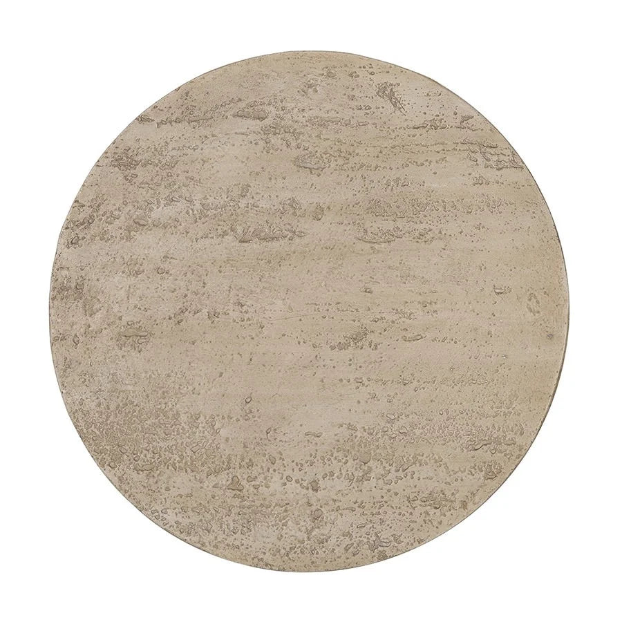 Contemporary Round Cement Side Table