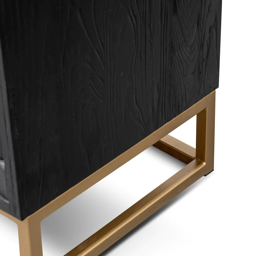 Contemporary Side Buffet Table - Black