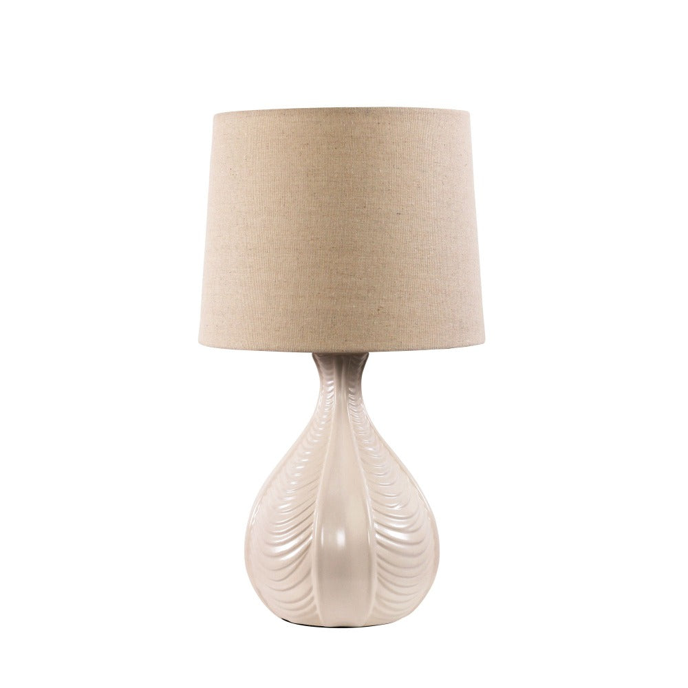 Contemporary Textured Ceramic Table Lamp