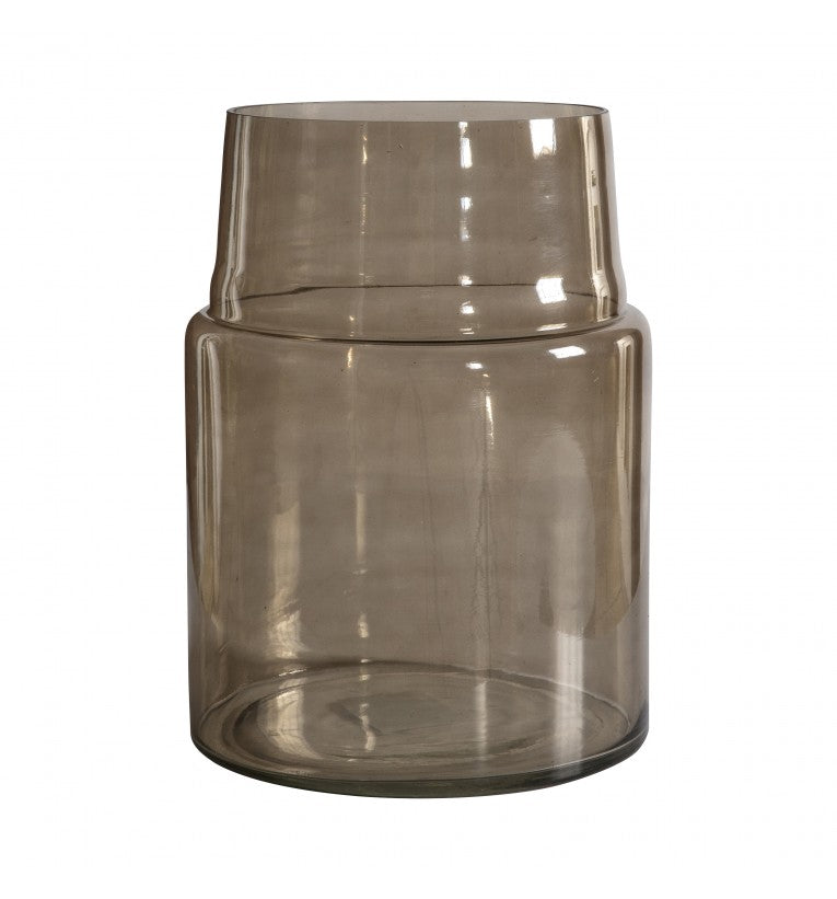 Contemporary Vase Shines in Lovely Soft Glass