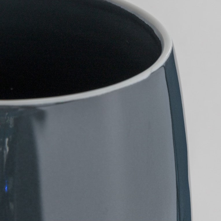 Contemporary Vase with Gloss Blue Appeal (Available in 3 Sizes)