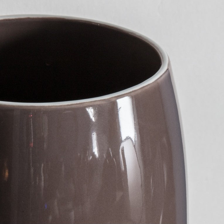 Contemporary Vase with Gloss Brown Appeal (Available in 3 Sizes)