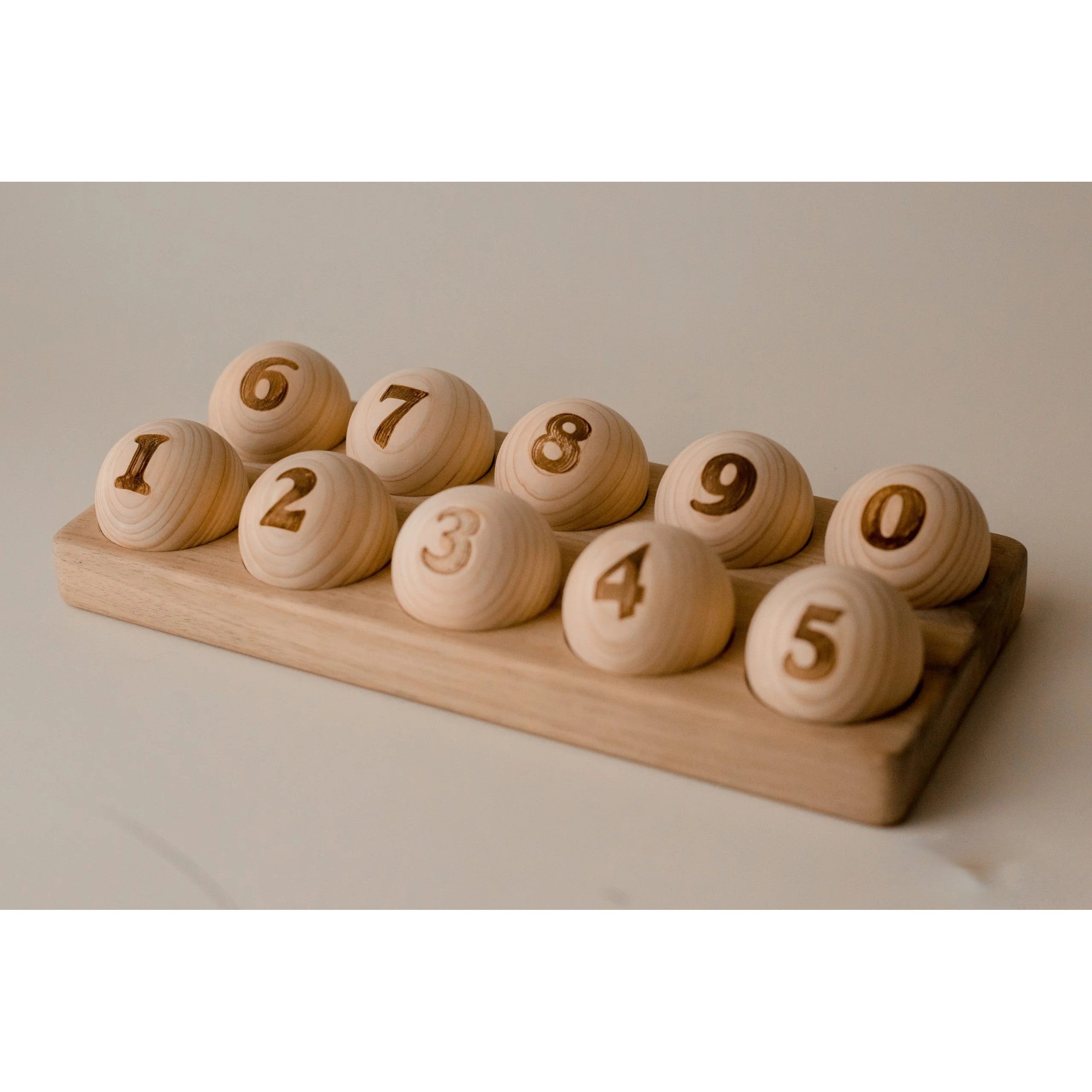 Count Me Wooden Egg Stand