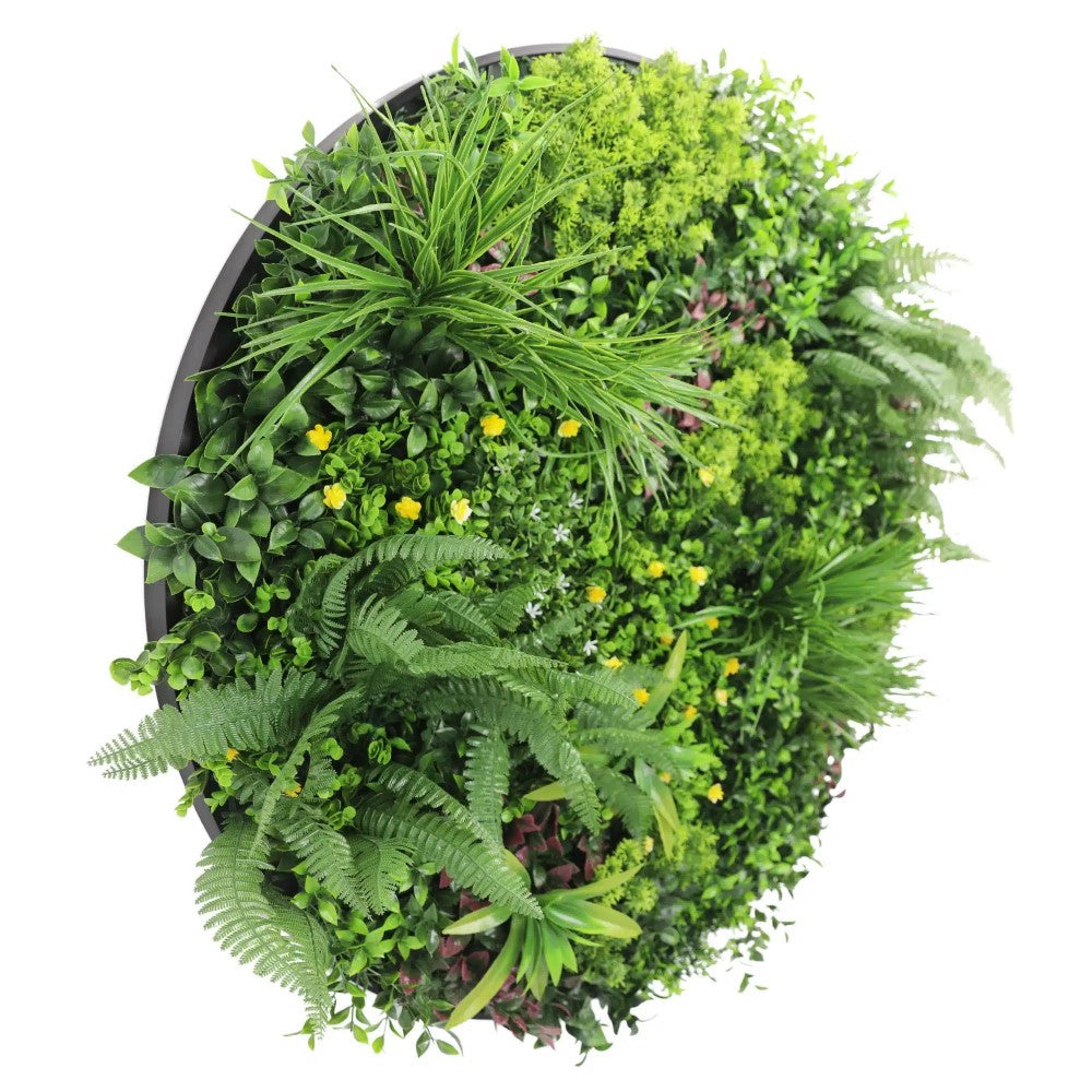 Country Fern Artificial Wall Disc 100cms