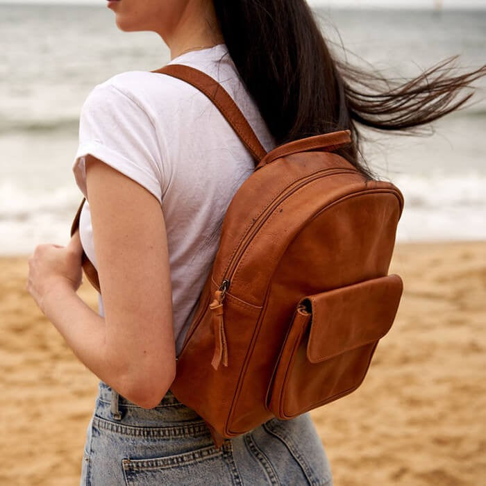 Couture Comfort Elegant Leather Backpack