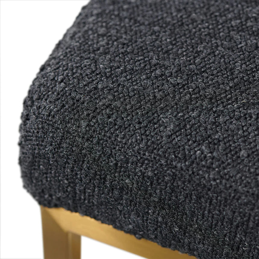 Cozy Cushioned Bar Stool - Black