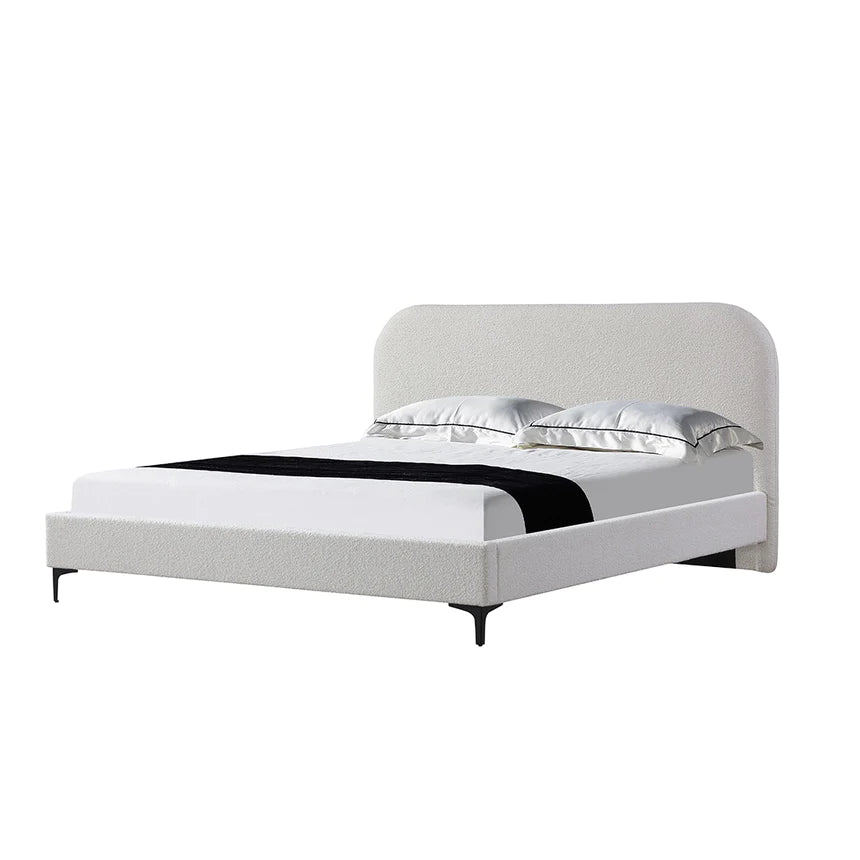 Cozy Dreams Bed Frame - Cream White (Queen)