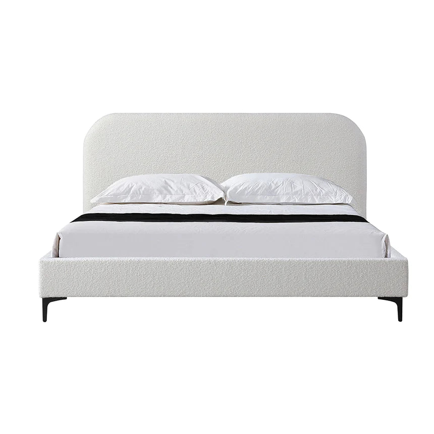 Cozy Dreams Bed Frame - Cream White (Queen)