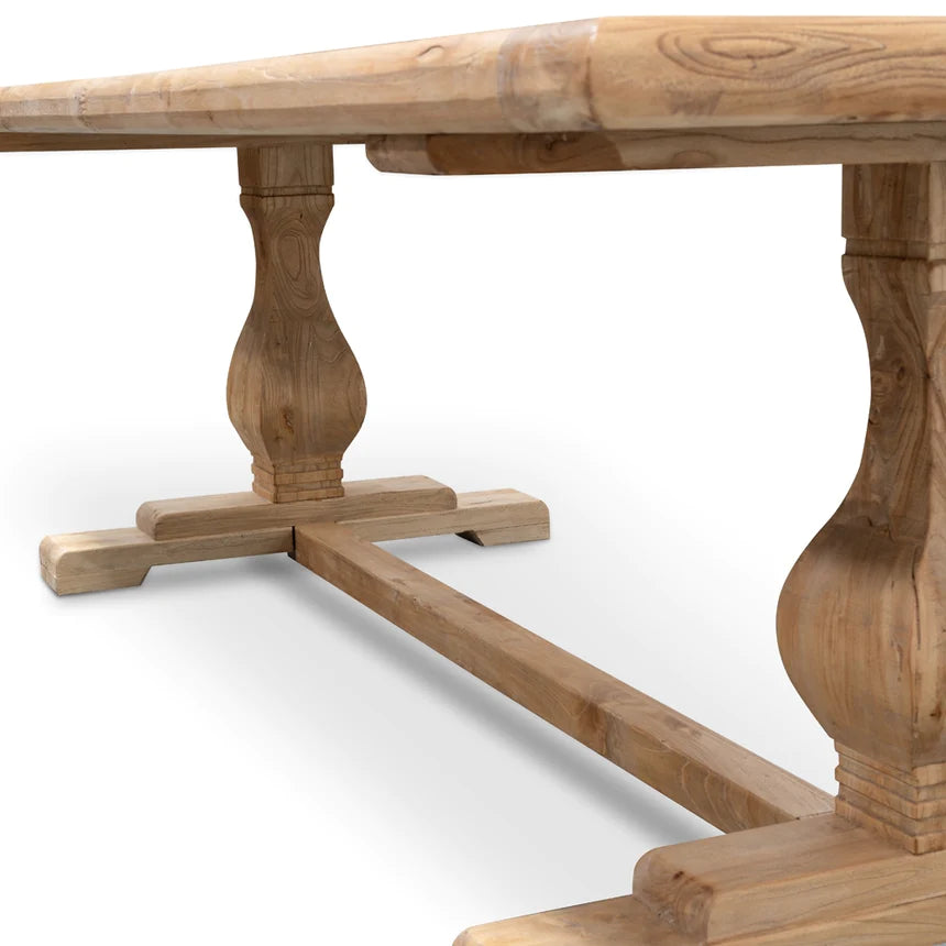 Cozy Family Inspired Dining Table 198cms - Rustic Natural