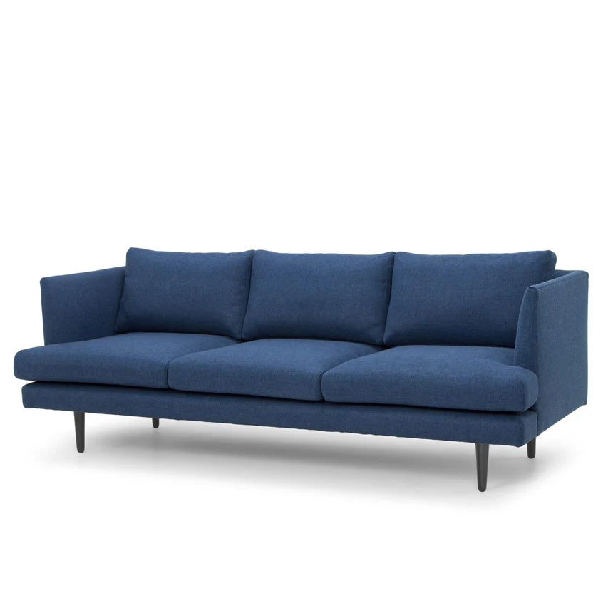 Cozy Retreat 3-Seater Fabric Sofa - Navy