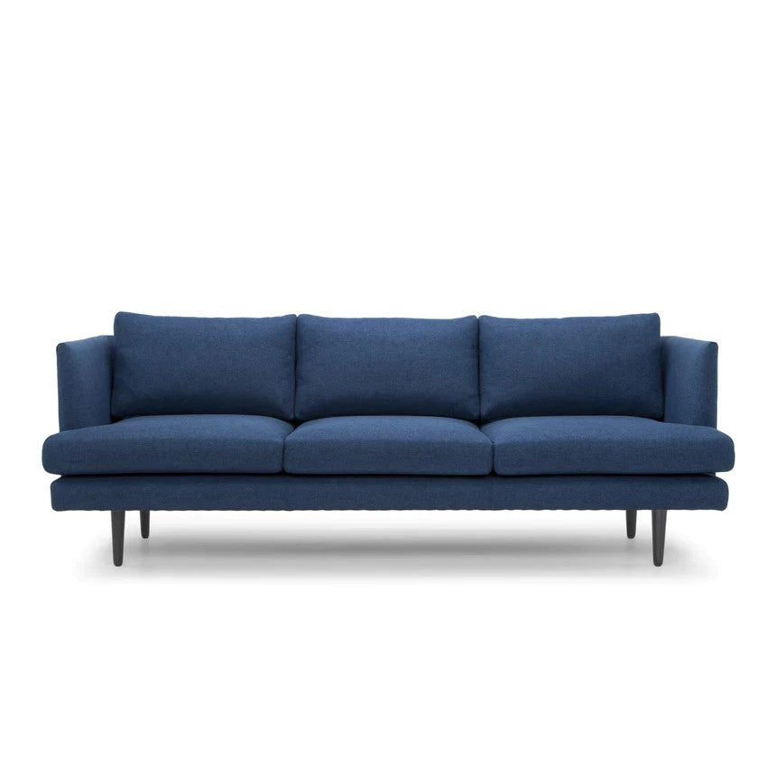 Cozy Retreat 3-Seater Fabric Sofa - Navy