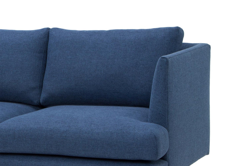 Cozy Retreat 3-Seater Fabric Sofa - Navy