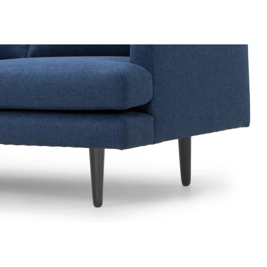 Cozy Retreat 3-Seater Fabric Sofa - Navy