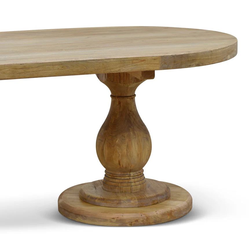 Crafted Elegance Natural Dining Table - 240cms