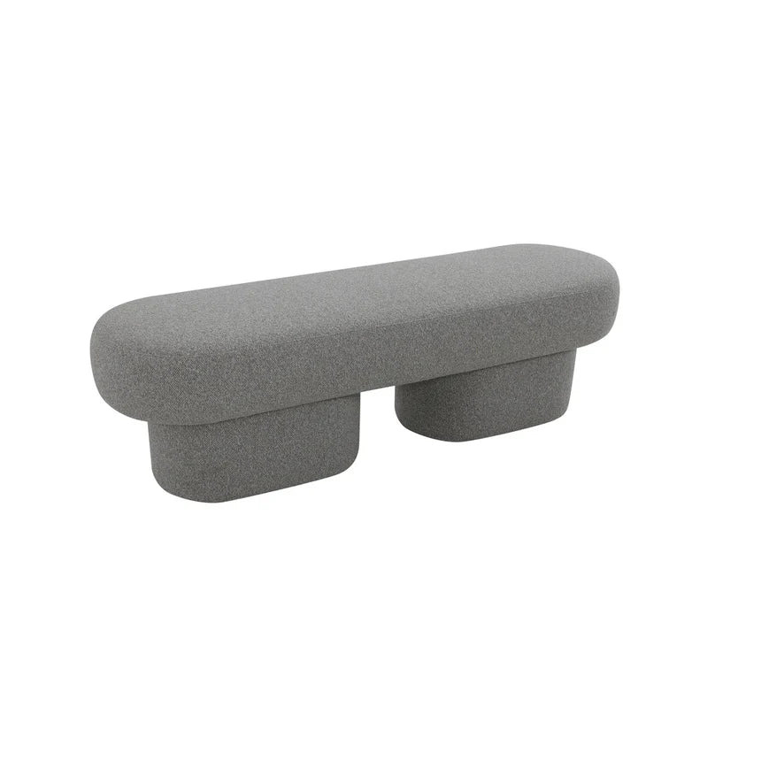 Crafted Long Ottoman Bench 150cms - Clay Grey