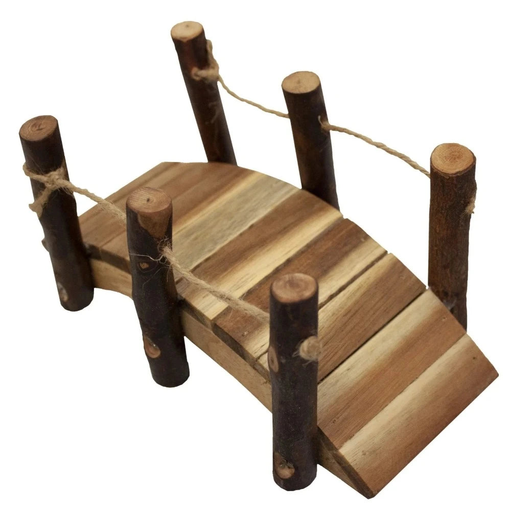 Crafted Natural Wood Bridge Set