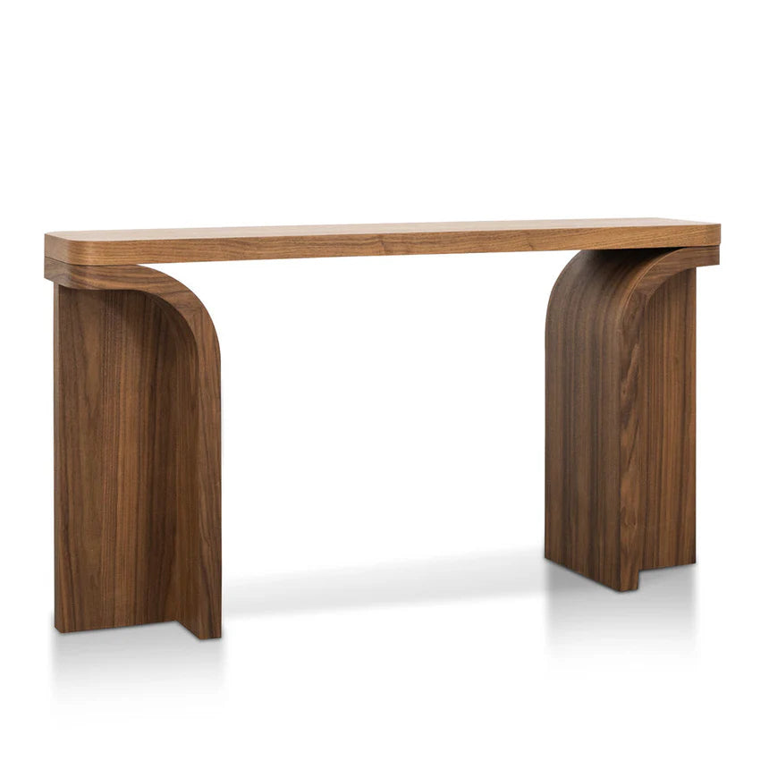 Crafted Rich Console Table - Walnut