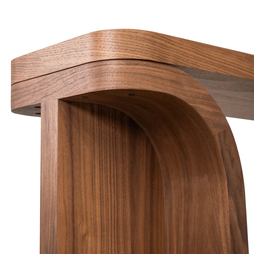 Crafted Rich Console Table - Walnut