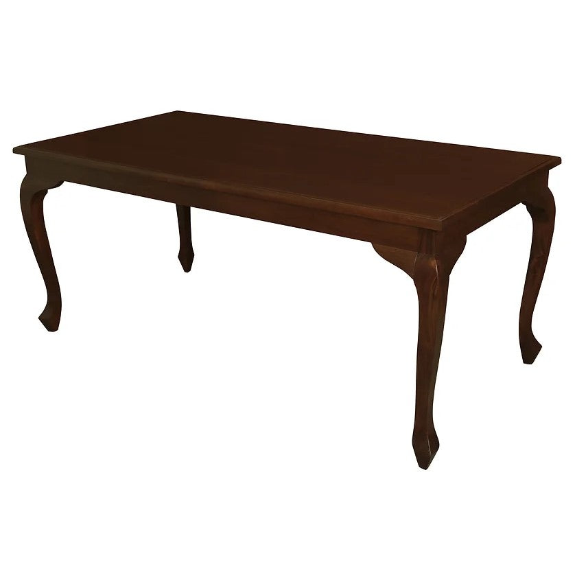 Crafted Solid Wood Dining Table 180 x 90cms - Brown