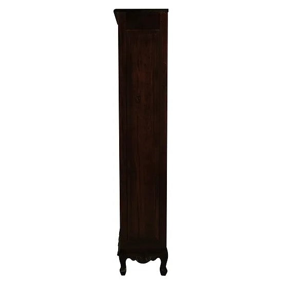 Craftsmanship Queen Ann Large Bookcase - Dark Brown