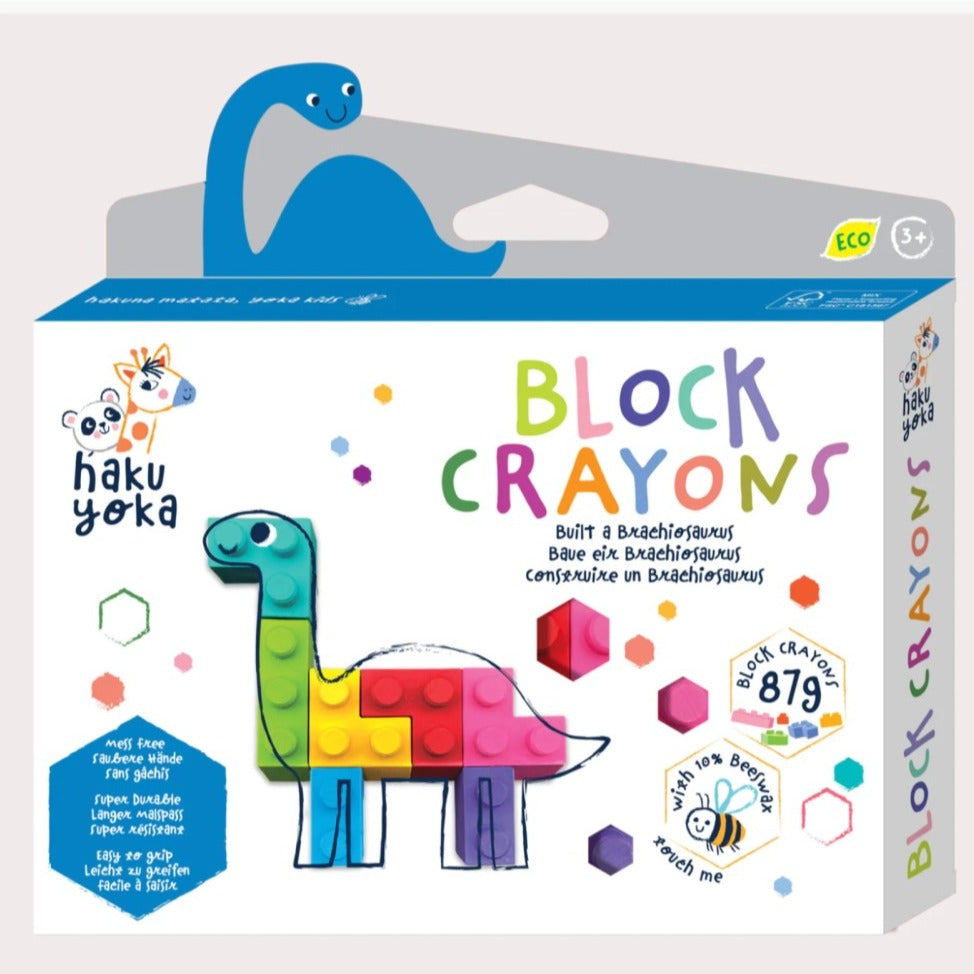 Creative Beeswax Block Crayons - Brachiosaurus