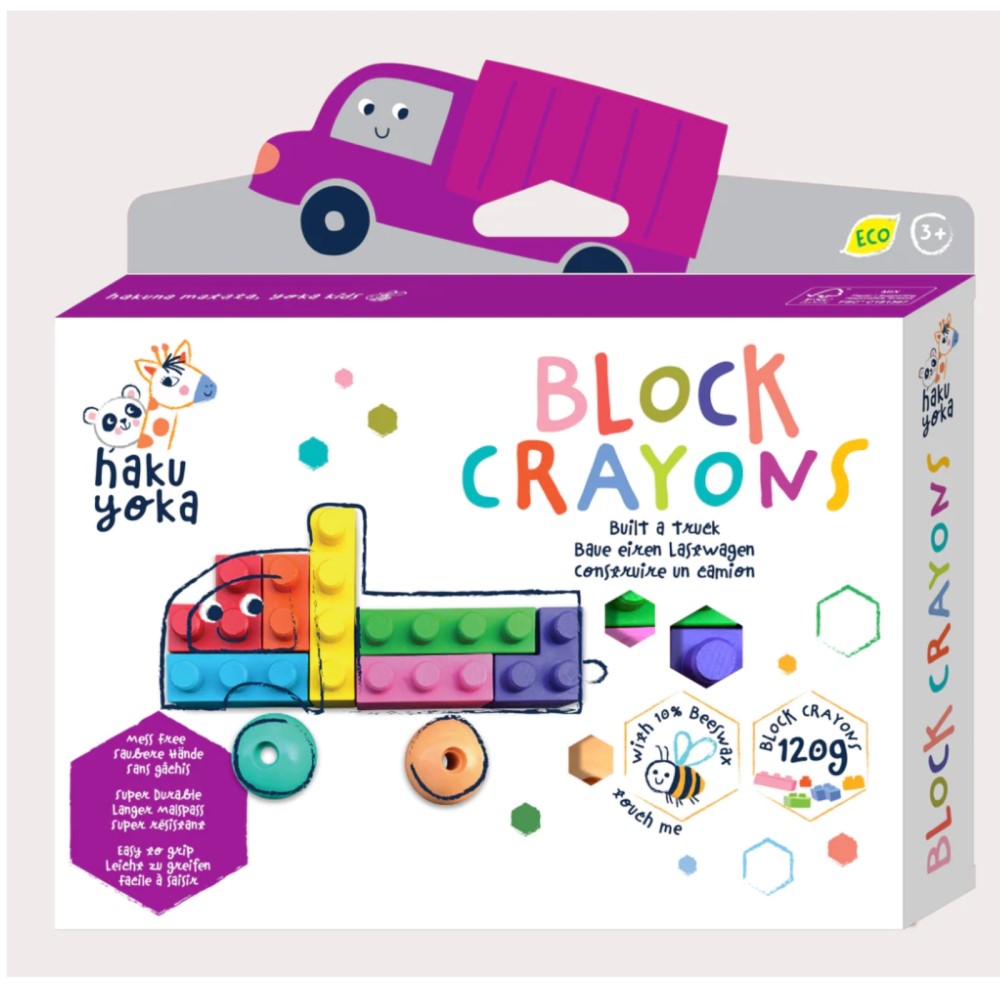 Creative Beeswax Block Crayons - Truck