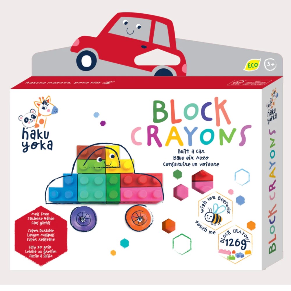 Creative Beeswax Block Crayons - Car