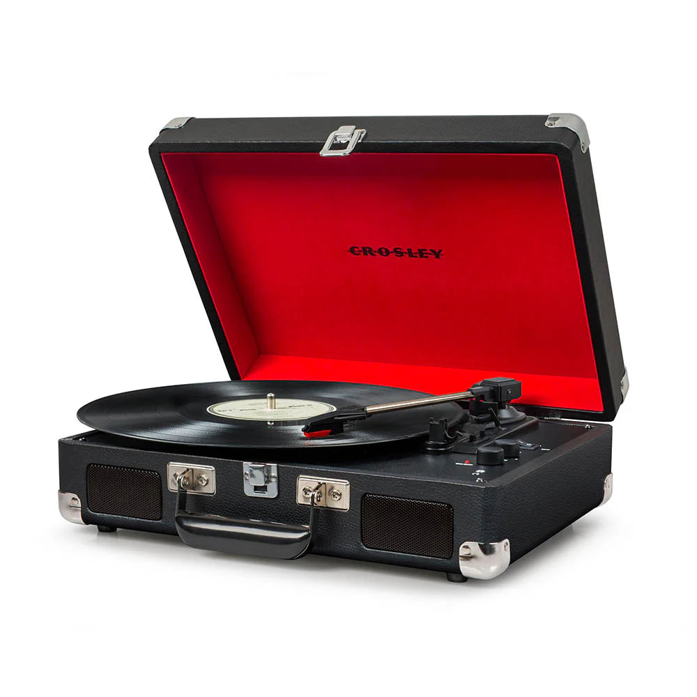 Crosley Cruiser Turntable + D40 Bluetooth Speakers (Available in 3 Colors)