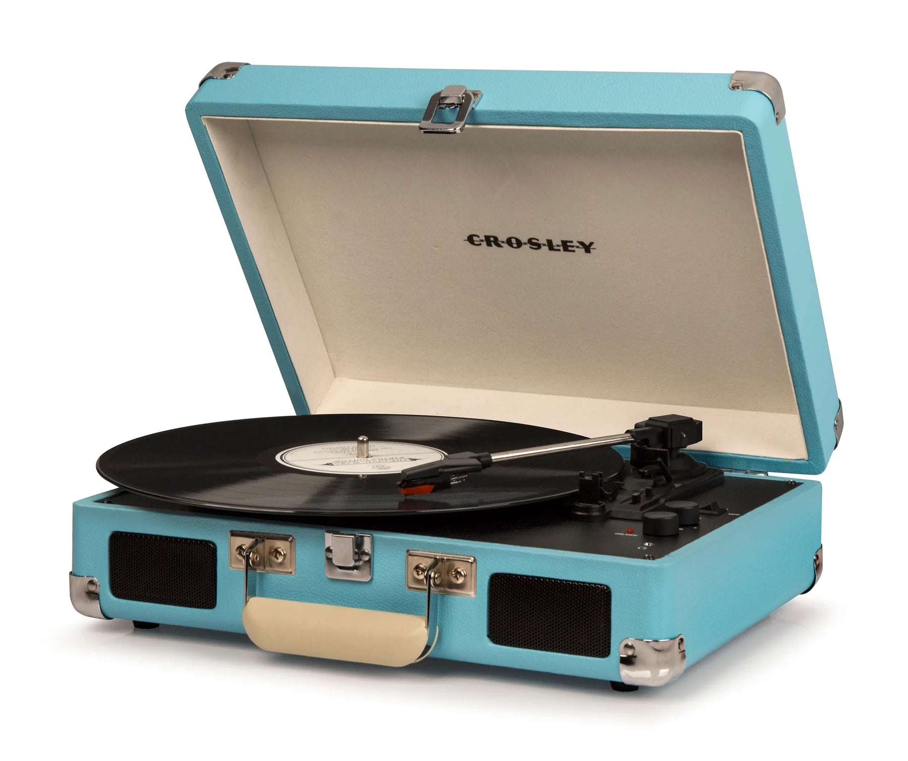 Crosley Cruiser Turntable + D40 Bluetooth Speakers (Available in 3 Colors)