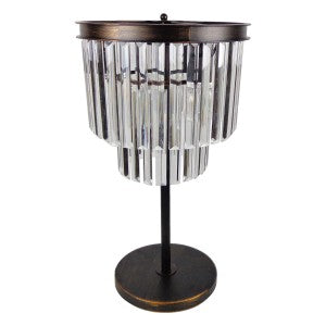 Crystal Glass Chandelier Table Lamp