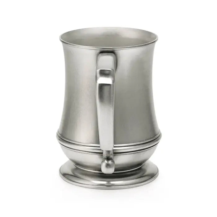 Curvaceous Vessel Bellied Pewter Tankard