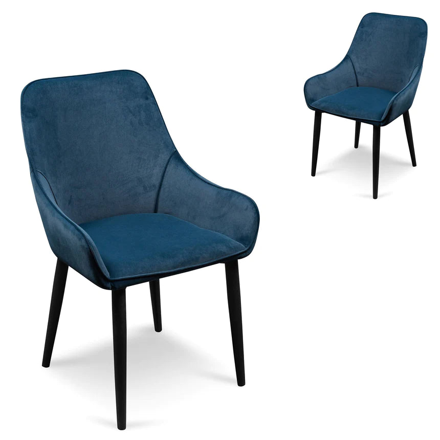 Cushion Cove Dining Chair - Blue (Set of 2)