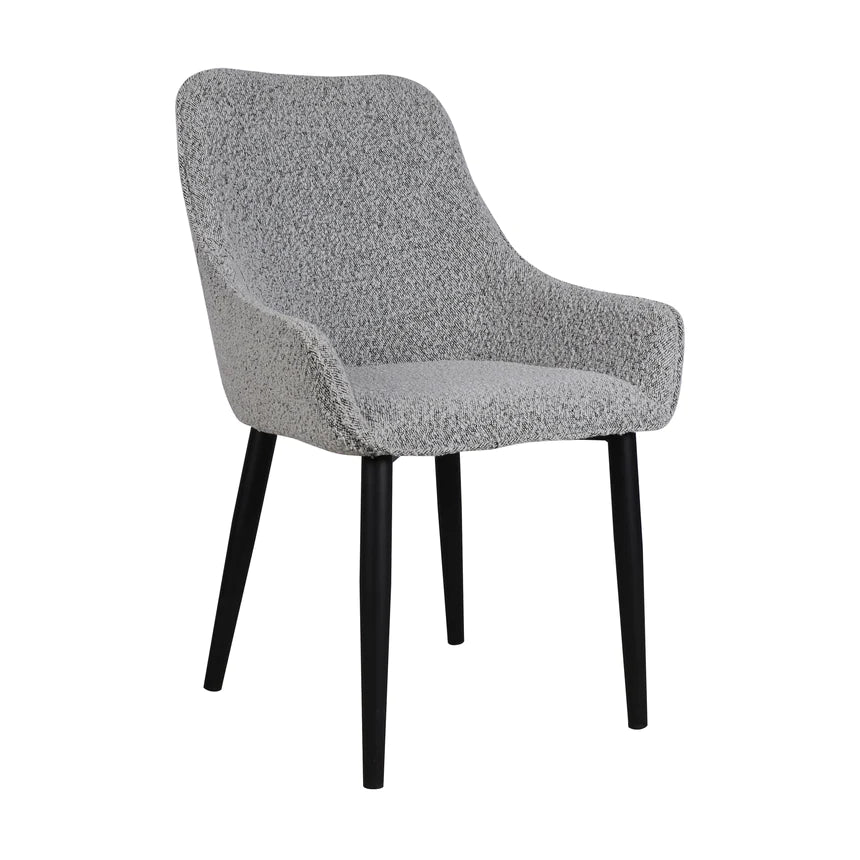 Cushion Cove Dining Chair - Pepper Boucle (Set of 2)