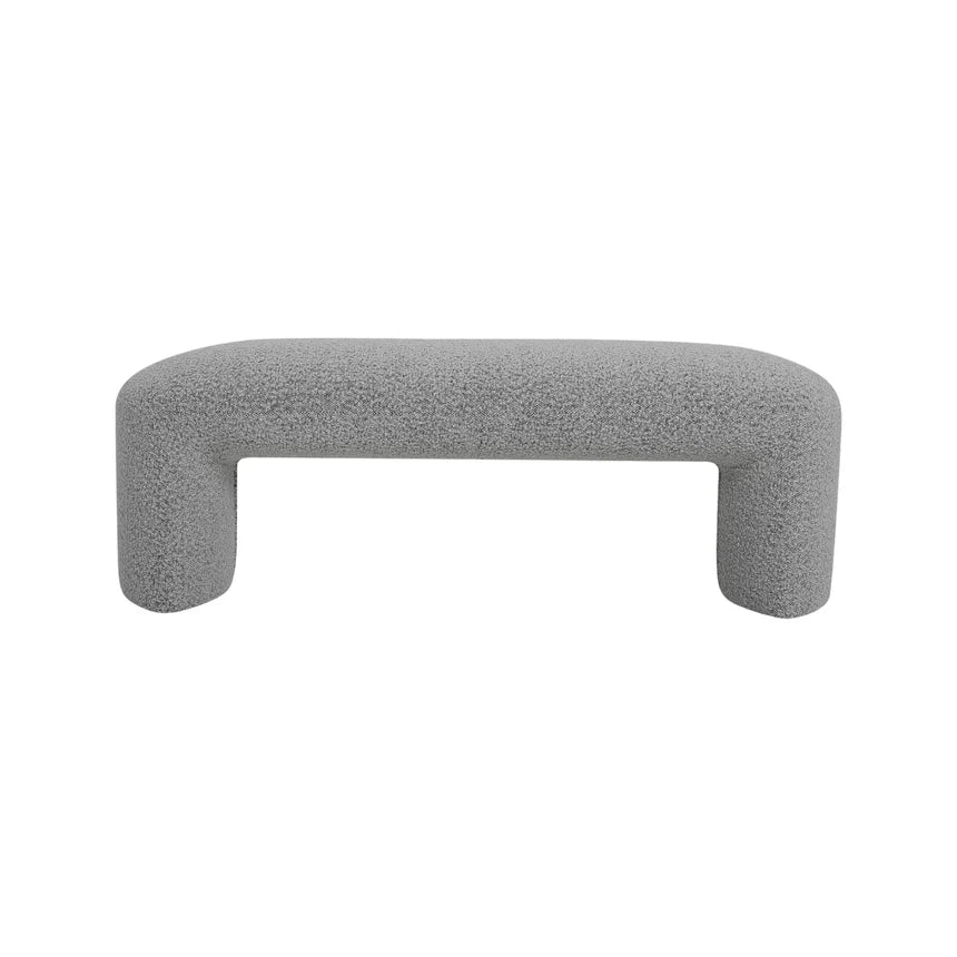 Cushion Craze Bench Ottoman 120cms - Pepper Boucle