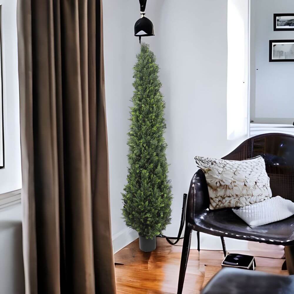 Cypress Pine UV Resistant Artificial Tree 210cms