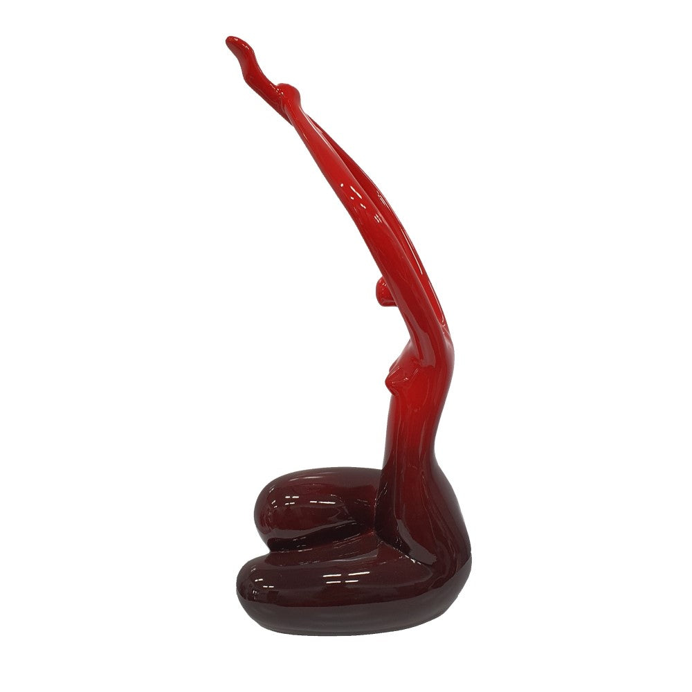 Dancing Style Lady Sculpture - Red