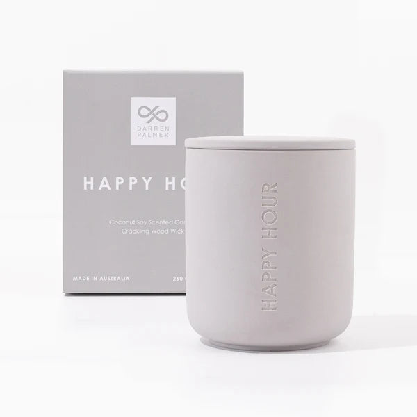 Darren Palmer Happy Hour Candle - White