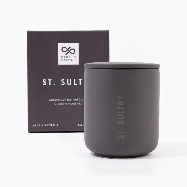 Darren Palmer St. Sultry Scented Candle - Black