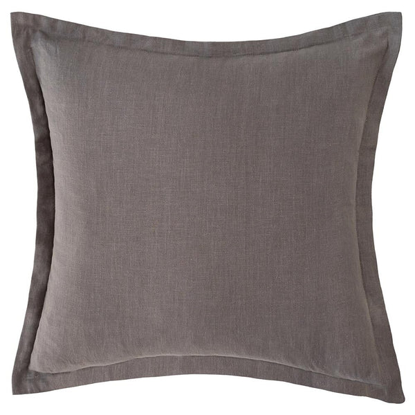 Decorative Blair Linen Cushion - Grey - 60X60cms