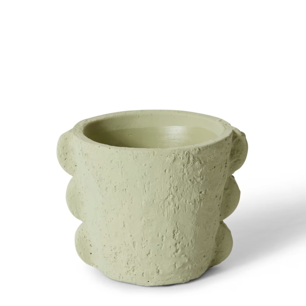 Decorative Sutton Plant Pot - Green - Available in 3 Sizes